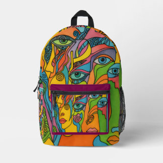 The funky backpack プリントバックパック