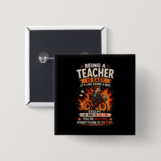 The Funniest Teacher Gift Ever! 🍎🔥 缶バッジ (正面&裏面)