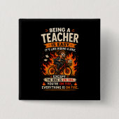 The Funniest Teacher Gift Ever! 🍎🔥 缶バッジ (正面)