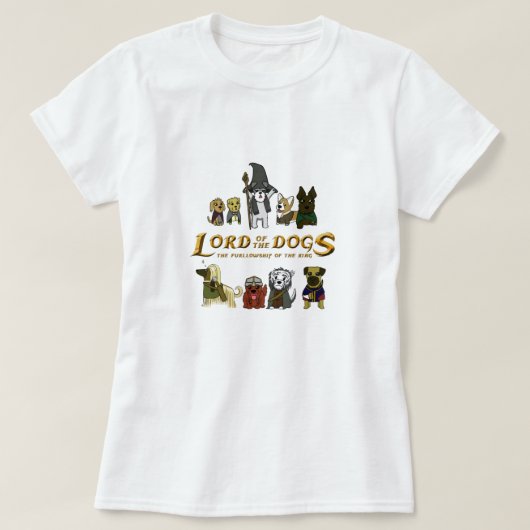 The Furrlowship of the Ring Tシャツ (デザイン正面)