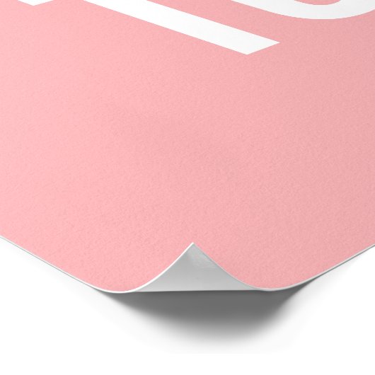 The Future – ライトピンク感動的引用文ポスター ポスター (角)