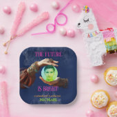 The Future Is Bright Fortune Teller Graduation ペーパープレート (パーティー)