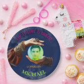 The Future Is Bright Fortune Teller Graduation ペーパープレート (パーティー)