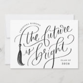 The Future is Bright Graduation Invitation Card 招待状 (正面)