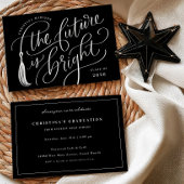 The Future is Bright Graduation Invitation Card 招待状