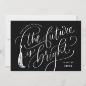 The Future is Bright Graduation Invitation Card 招待状 (正面)