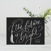 The Future is Bright Graduation Invitation Card 招待状 (スタンド正面)