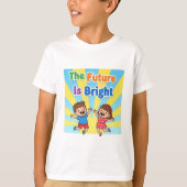 The Future Is Bright Kids T-Shirt Tシャツ (正面)