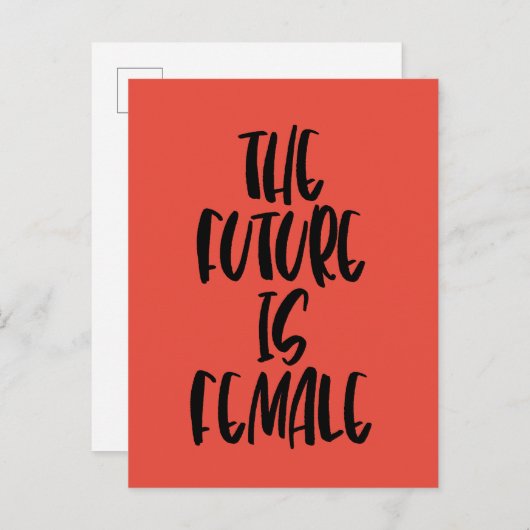 The Future is Femaleはがき ポストカード (正面/裏面)