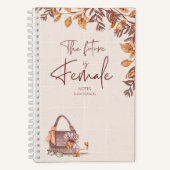 The Future Is Female Personalized Notebook ノートブック (正面)
