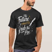 The Future Is Unwritten Motivational Quote boy Tシャツ (正面)