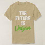 The Future Is Vegan Vegetarian Veganism PlantBased Tシャツ (デザイン正面)