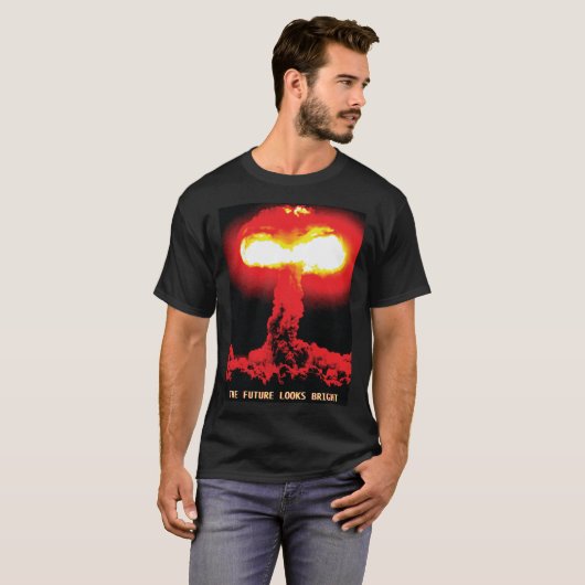 The Future Looks Bright funny Tシャツ (正面フル)
