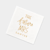 The Future Mrs. オーダーメイドエンゲージメント 箔ナプキン (左)