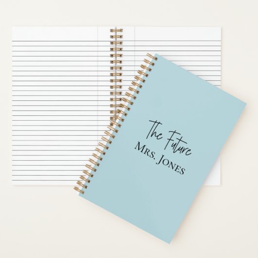 The Future Mrs パーソナライズされた Planning Notebook ノートブック (内側)