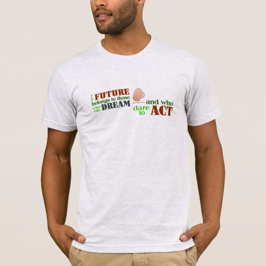 The Future shirt -スタイルとカラーを選択 Tシャツ (正面)