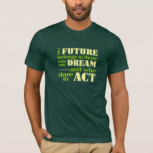 The Future shirt -スタイルとカラーを選択 Tシャツ (正面)