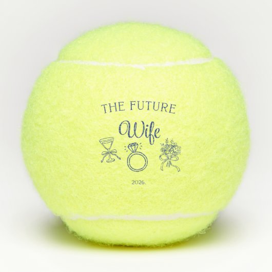 The future wife tennis ball テニスボール (正面)