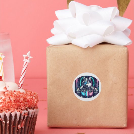 The Future Wolf ラウンドシール (パーティー)