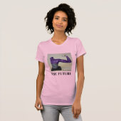 THE FUTURE-Women's Pink Tシャツ (正面フル)