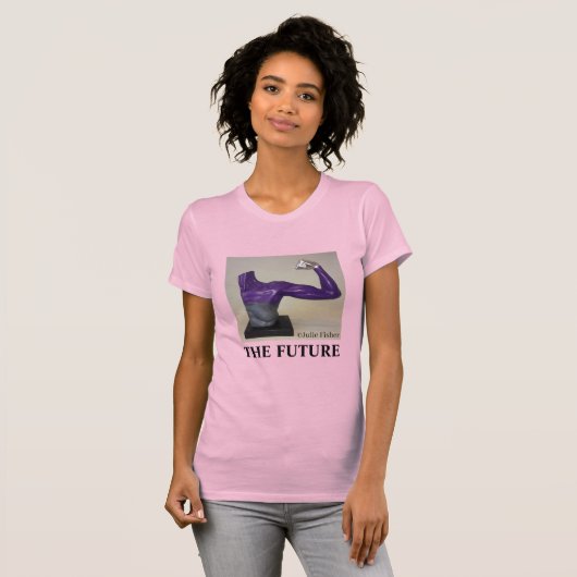 THE FUTURE-Women's Pink Tシャツ (正面フル)