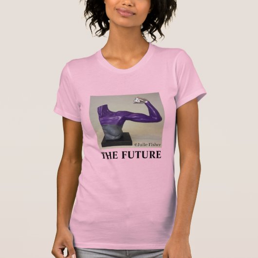 THE FUTURE-Women's Pink Tシャツ (正面)