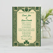 The Gaelic Seal Photo Wedding Invitation 招待状 (スタンド正面)