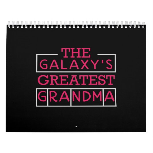 the galaxy's greatest grandma カレンダー (カバー)