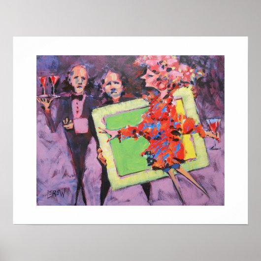 The Gallery Game Painting  / Artist Larry Lerew ポスター (正面)