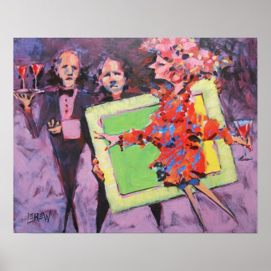 The Gallery Game Painting  / Artist Larry Lerew ポスター (正面)