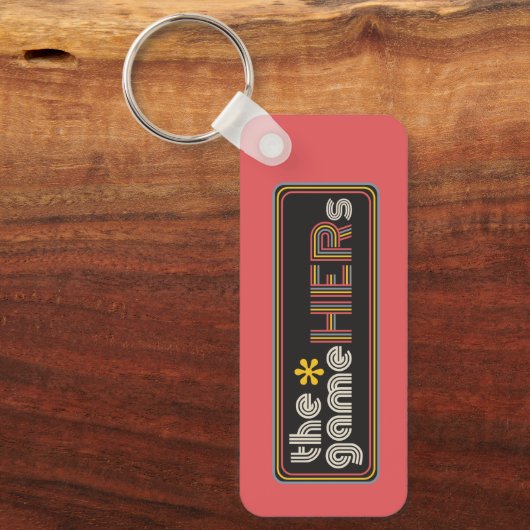 The*gameHERs水平ロゴ キーホルダー (正面)
