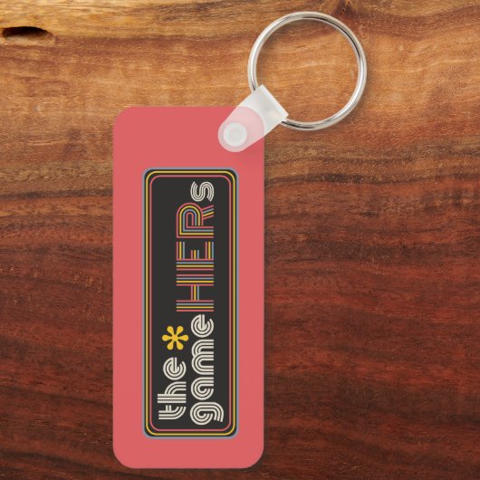 The*gameHERs水平ロゴ キーホルダー (裏面)