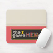 The*gameHERs水平ロゴ マウスパッド (マウス)