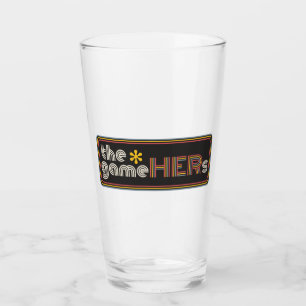The*gameHERs Horizontal Logo タンブラーグラス