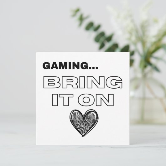 The Gamer Card (スタンド正面)