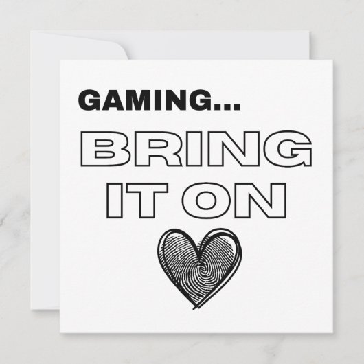 The Gamer Card (正面)