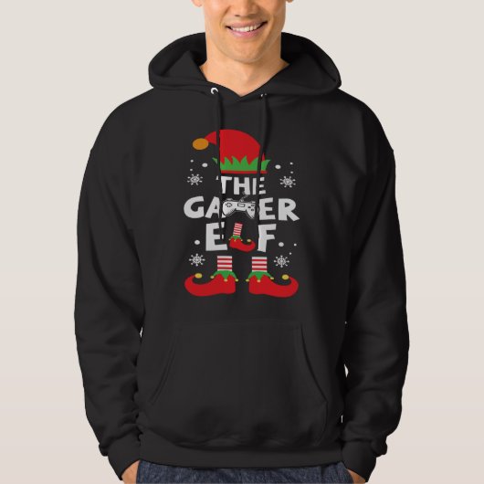The Gamer Elf Clothing Holiday  Cool Christmas Gam パーカ (正面)