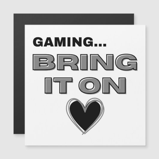 The Gamer Magnet (正面/裏面)