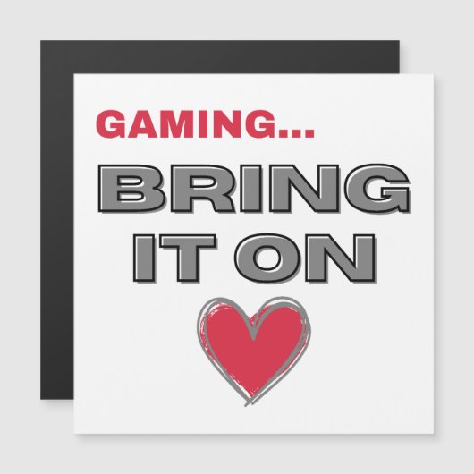 The Gamer Magnetic Card  (正面/裏面)