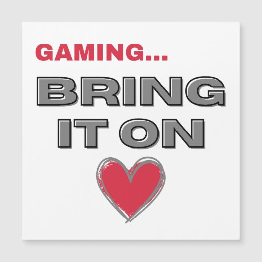 The Gamer Magnetic Card  (正面)