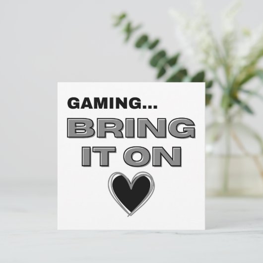 The Gamer Note Card (スタンド正面)