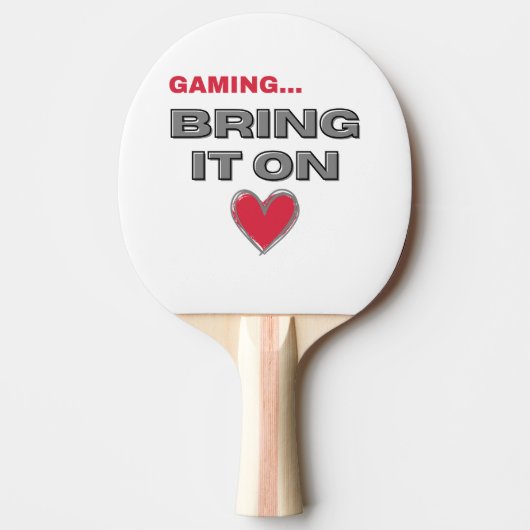 The Gamer Ping Pong Paddle 卓球ラケット (正面)