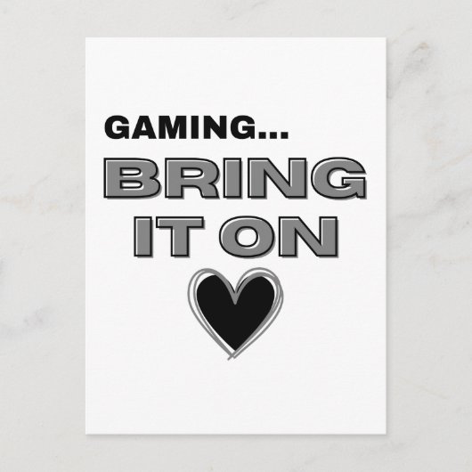 The Gamer Postcard  ポストカード (正面)