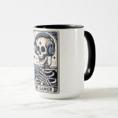 The Gamer Skeleton Tarot Card マグカップ (正面右)
