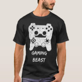 The Gaming Beast the nerdy gamer gift Tシャツ (正面)