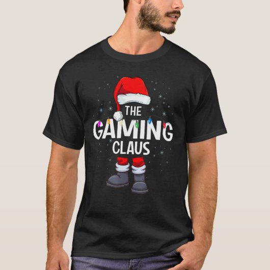 The Gaming Claus Matching Christmas Pajama family Tシャツ (正面)
