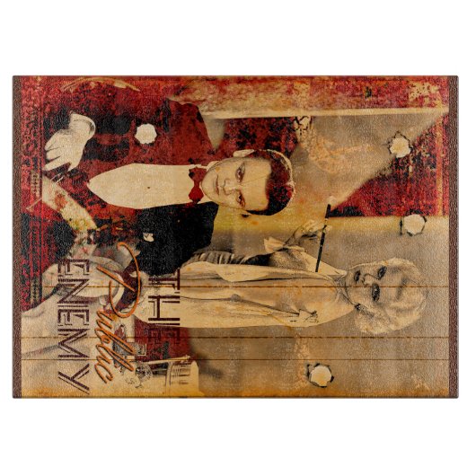 The Gangster's Blonde Girl カッティングボード (正面)