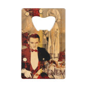 The Gangster's Blonde Girl クレジットカード栓抜き (正面)