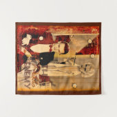 The Gangster's Blonde Girl タペストリー (正面(横))