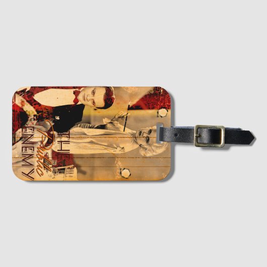 The Gangster's Blonde Girl ラゲッジタグ (正面横)